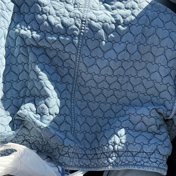 Blank NYC Light Blue Denim Quilted Jacket - Picture 3 of 5
